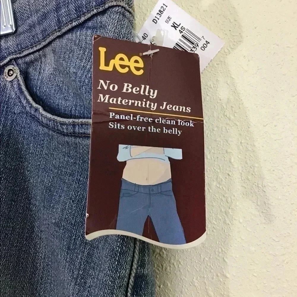 Lee No Belly Maternity Jeans Flare Leg Size XL